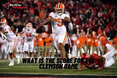 what was the score of the clemson game